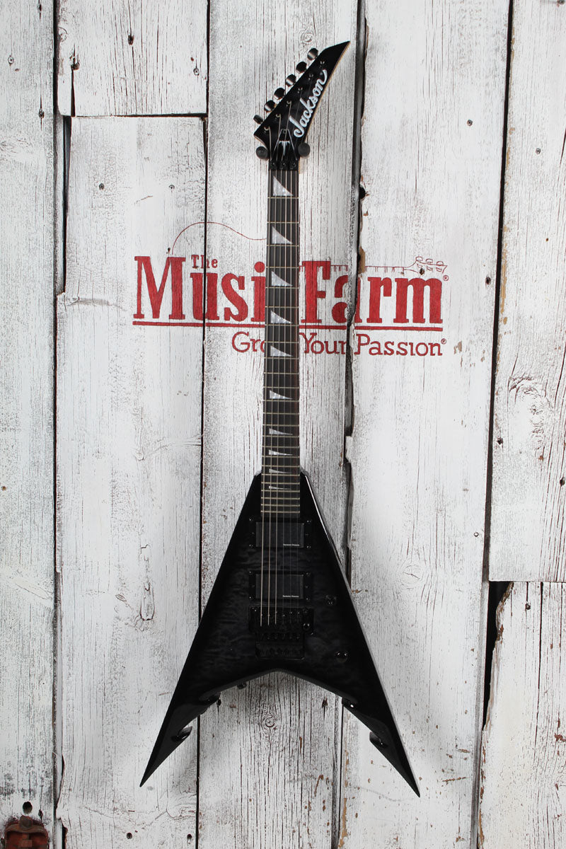 Jackson Pro Series Corey Beaulieu King V KV6Q Electric Guitar Transparent Black