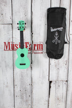 Load image into Gallery viewer, Kala Soprano Waterman Ukulele Sea Foam Green Uke with Gig Bag
