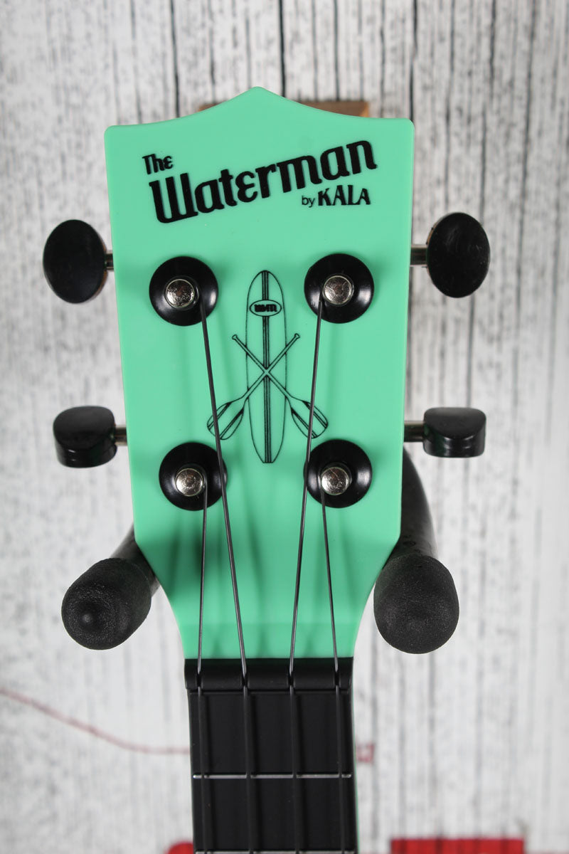 Kala Soprano Waterman Ukulele Sea Foam Green Uke with Gig Bag