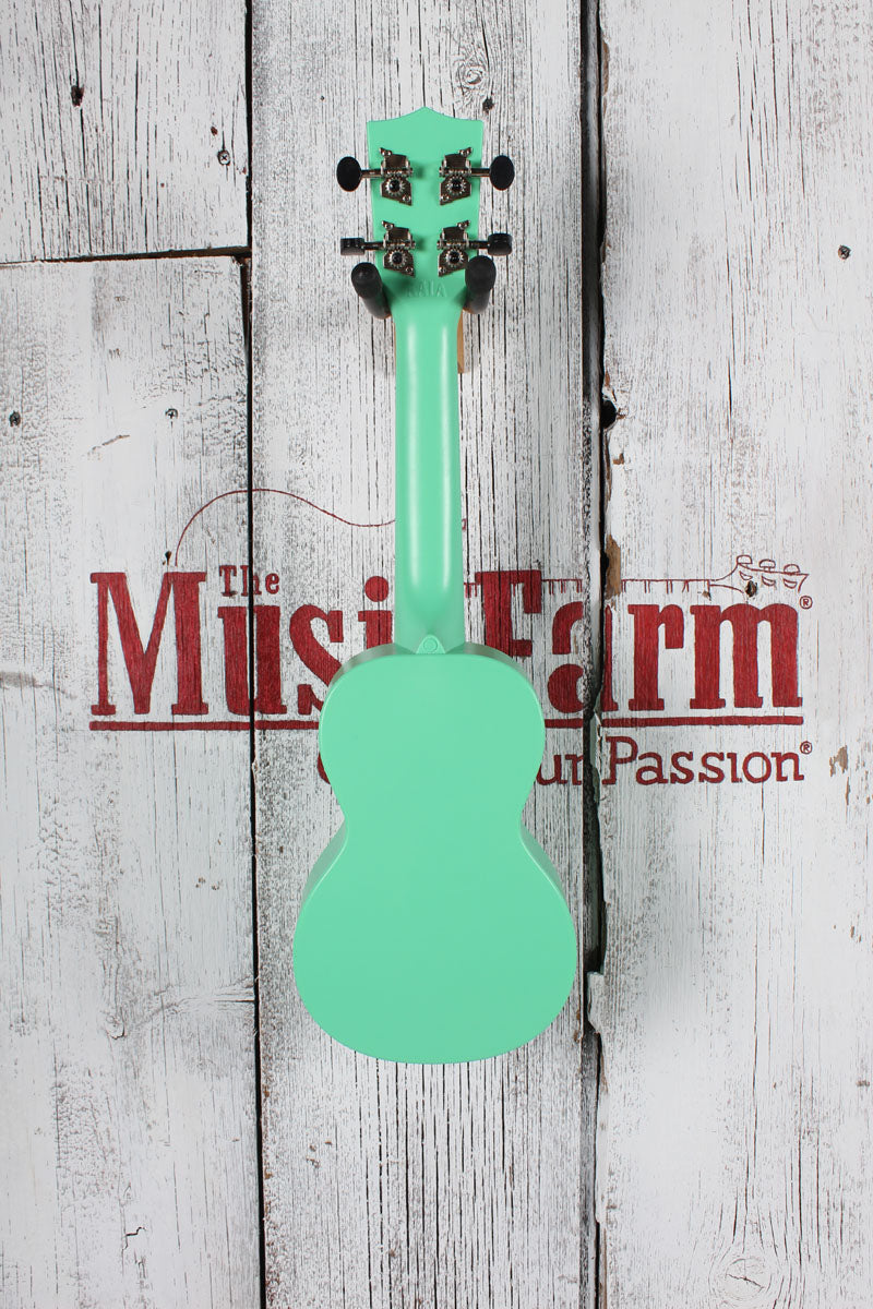 Kala Soprano Waterman Ukulele Sea Foam Green Uke with Gig Bag
