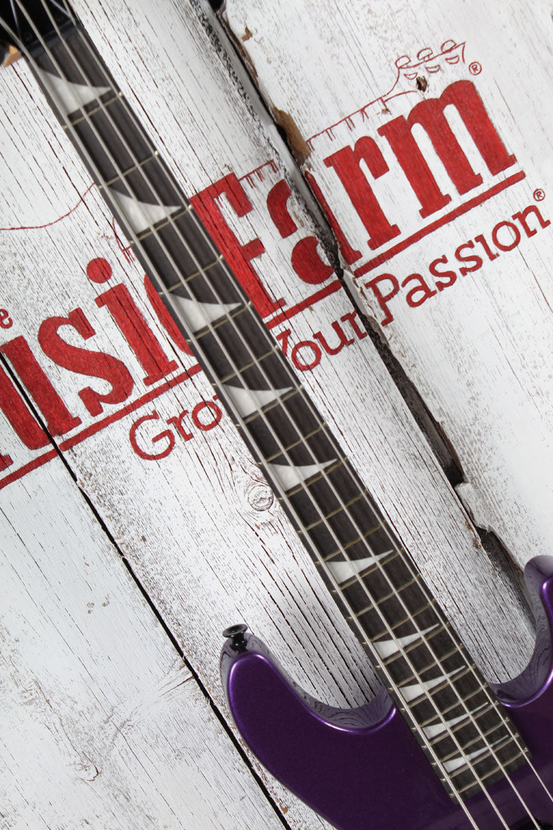 Jackson JS Series Concert Bass Minion JS1X 4 String Electric Bass Guitar Pavo Purple