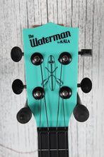 Load image into Gallery viewer, Kala Soprano Waterman Ukulele Aqua Mist Glow in the Dark Uke with Gig Bag
