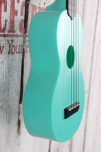 Load image into Gallery viewer, Kala Soprano Waterman Ukulele Aqua Mist Glow in the Dark Uke with Gig Bag