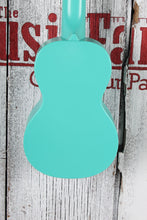 Load image into Gallery viewer, Kala Soprano Waterman Ukulele Aqua Mist Glow in the Dark Uke with Gig Bag