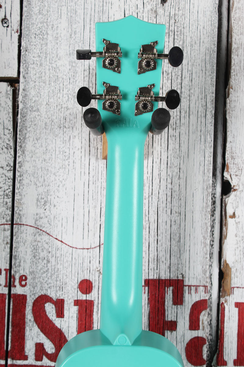 Kala Soprano Waterman Ukulele Aqua Mist Glow in the Dark Uke with Gig Bag