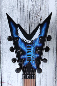 Dean Dimebag Razorback Lightning Electric Guitar Lightning Graphic with Case