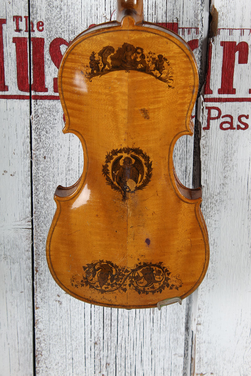 Non Branded Violin 3/4 Size Violin with Case