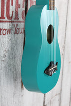 Makala Mako Blue Soprano Shark Ukulele with Gig Bag