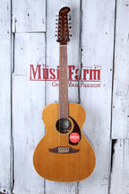 Fender Villager 12 String Acoustic Electric Guitar Aged Natural with Gig Bag