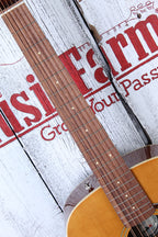 Fender Villager 12 String Acoustic Electric Guitar Aged Natural with Gig Bag
