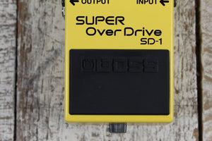 Boss SD-1 Super Overdrive Effects Pedal Overdrive Electric Guitar Effects Pedal