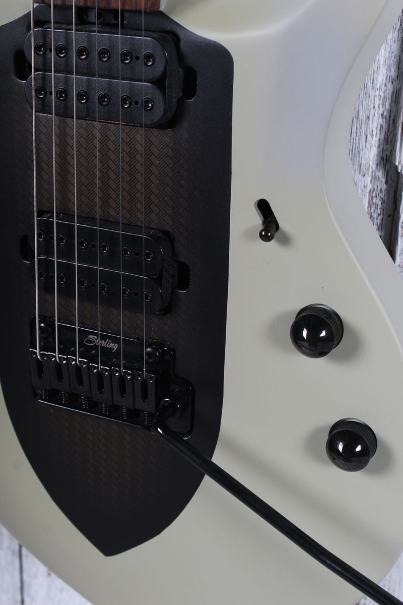 Sterling by Music Man MAJ100 John Petrucci Majesty Electric Guitar Chalk Grey