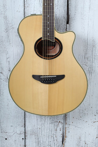 Yamaha APX700II 12 String Thinline Cutaway Acoustic Electric Guitar Natural