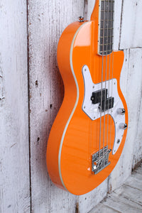 Orange O Bass 4 String Electric Bass Guitar Orange Finish with Gig Bag
