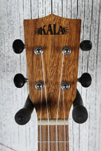 Kala Teak Tri-Top Concert Acoustic Electric Ukulele KA-TK-C-CE Natural Finish