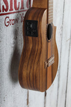 Kala Teak Tri-Top Concert Acoustic Electric Ukulele KA-TK-C-CE Natural Finish