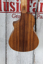 Kala Teak Tri-Top Concert Acoustic Electric Ukulele KA-TK-C-CE Natural Finish