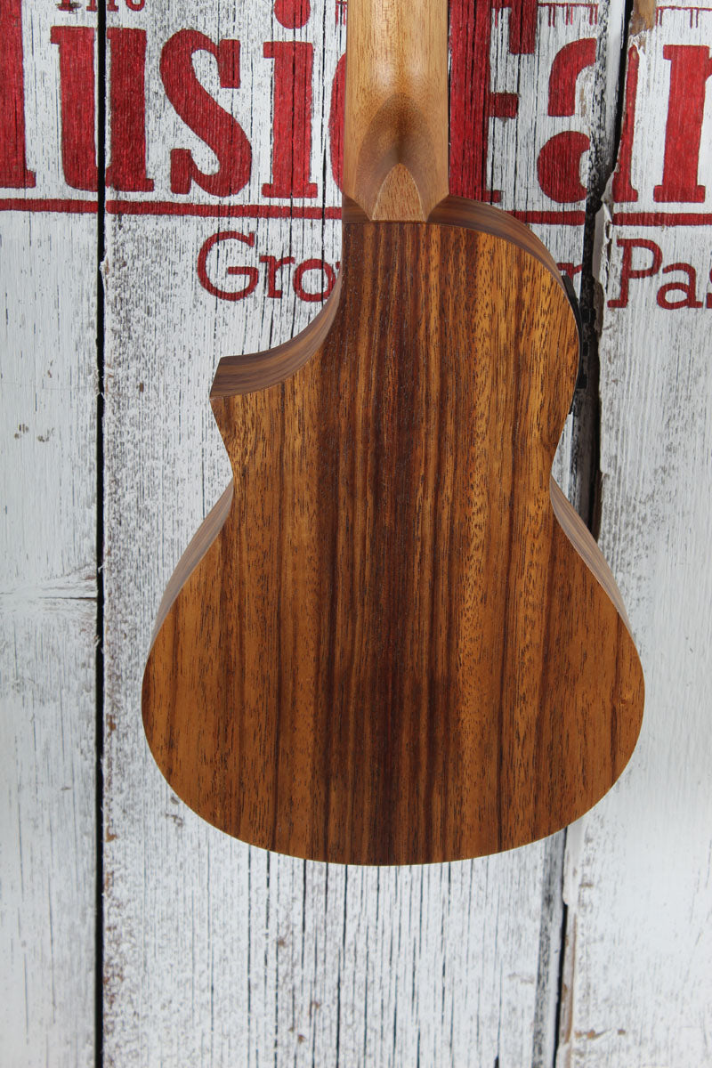 Kala Teak Tri-Top Concert Acoustic Electric Ukulele KA-TK-C-CE Natural Finish