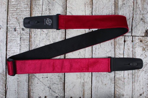 Lock-It Straps 2” Crushed Velvet Series - Red