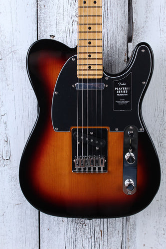 Fender Player II Telecaster Solid Body Electric Guitar 3-Color Sunburst Finish