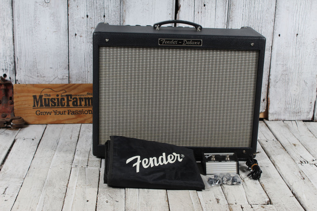 Fender 1997 Hot Rod Deluxe Electric Guitar Combo Amplifier w Cover & Footswitch