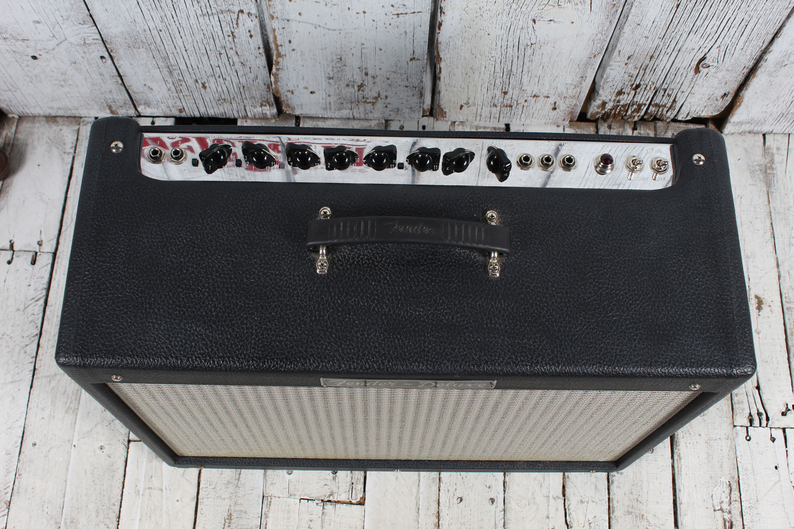 Fender 1997 Hot Rod Deluxe Electric Guitar Combo Amplifier w Cover & Footswitch