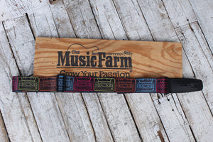 Lock It Straps Poly Plush Series 2 Inch Vivid Cassettes Strap