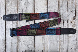 Lock It Straps Poly Plush Series 2 Inch Vivid Cassettes Strap