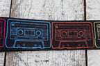 Lock It Straps Poly Plush Series 2 Inch Vivid Cassettes Strap