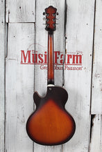 Load image into Gallery viewer, Grote LPF-002 Semi Hollow Body Electric Guitar Vintage Sunburst Finish