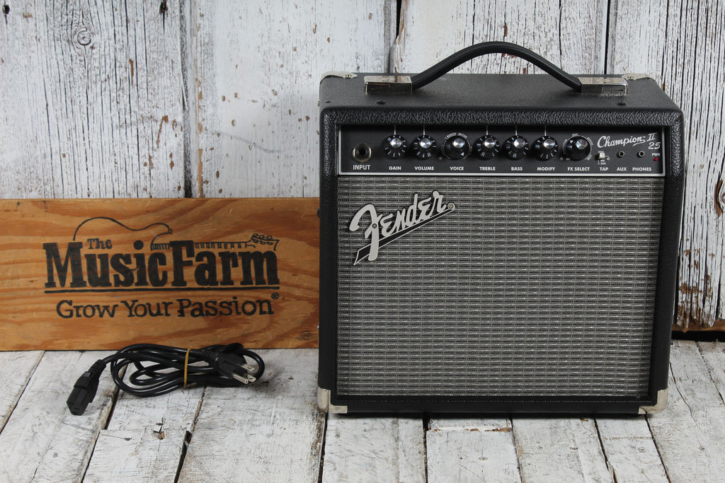 Fender 2024 Champion II 25 Guitar Amplifier Electric Guitar 1 x 8 Combo Amplifier