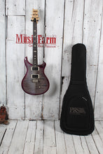 Load image into Gallery viewer, PRS CE 24 Electric Guitar Flame Maple Faded Gray Black Purple Burst with Gig Bag
