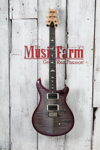 PRS CE 24 Electric Guitar Flame Maple Faded Gray Black Purple Burst with Gig Bag