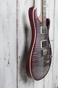 PRS CE 24 Electric Guitar Flame Maple Faded Gray Black Purple Burst with Gig Bag