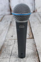 Load image into Gallery viewer, Shure Beta 58A Supercardioid Dynamic Vocal Microphone with Clip and Bag Mic