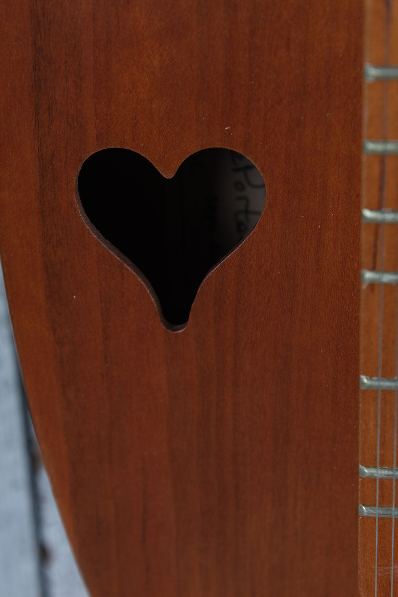 McSpadden Standard Dulcimer 4 String Flathead Hourglass Dulcimer with Gig Bag