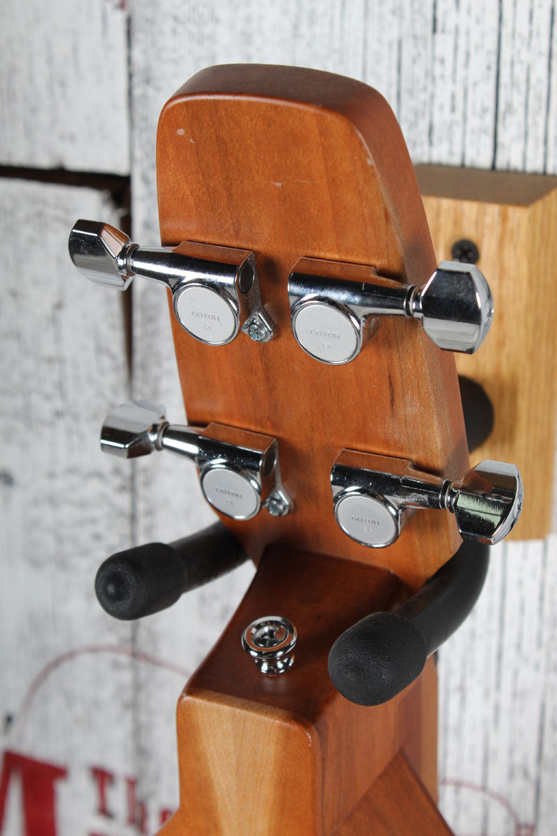 McSpadden Standard Dulcimer 4 String Flathead Hourglass Dulcimer with Gig Bag