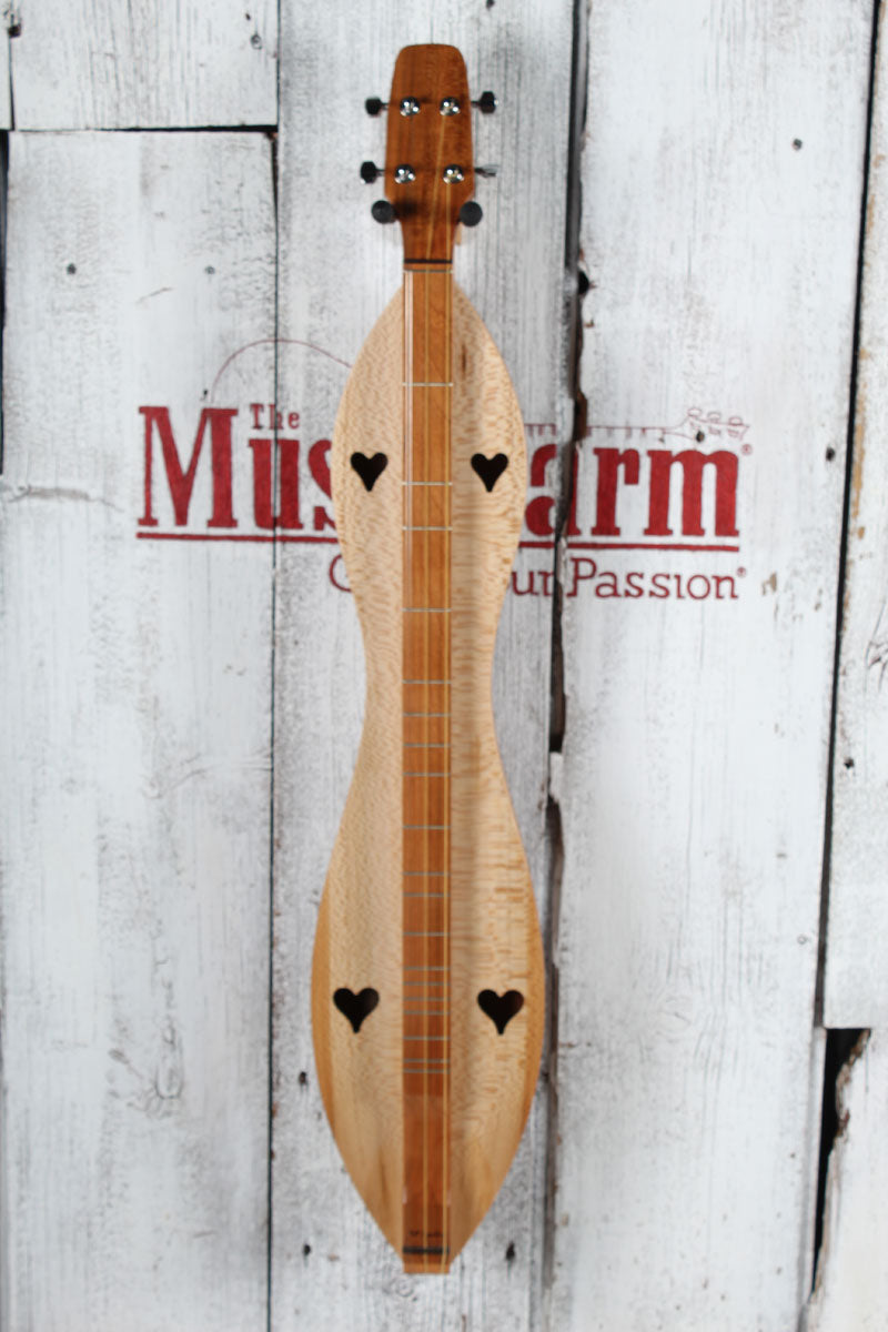 McSpadden 4 String Baritone Flathead Hourglass Dulcimer with Gig Bag