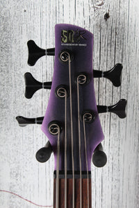 Ibanez SR505E 5 String Electric Bass Guitar Black Aurora Burst Finish