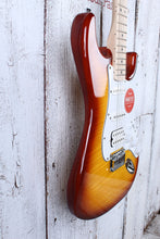 Load image into Gallery viewer, Fender Squier Affinity Series Stratocaster FMT HSS Electric Guitar Sienna Sunburst