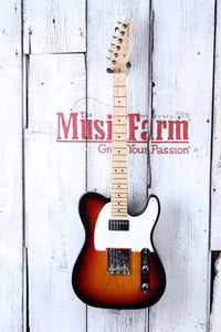 Fender 2022 American Performer Telecaster Hum Electric Guitar Sunburst w Gig Bag
