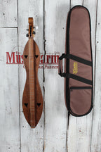 McSpadden Dulcimer 4 String Scroll Head Hourglass Dulcimer with Gig Bag
