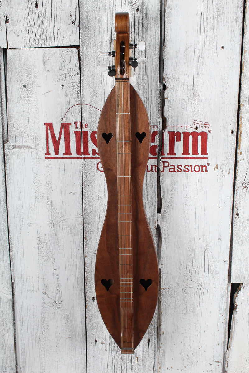 McSpadden Dulcimer 4 String Scroll Head Hourglass Dulcimer with Gig Bag