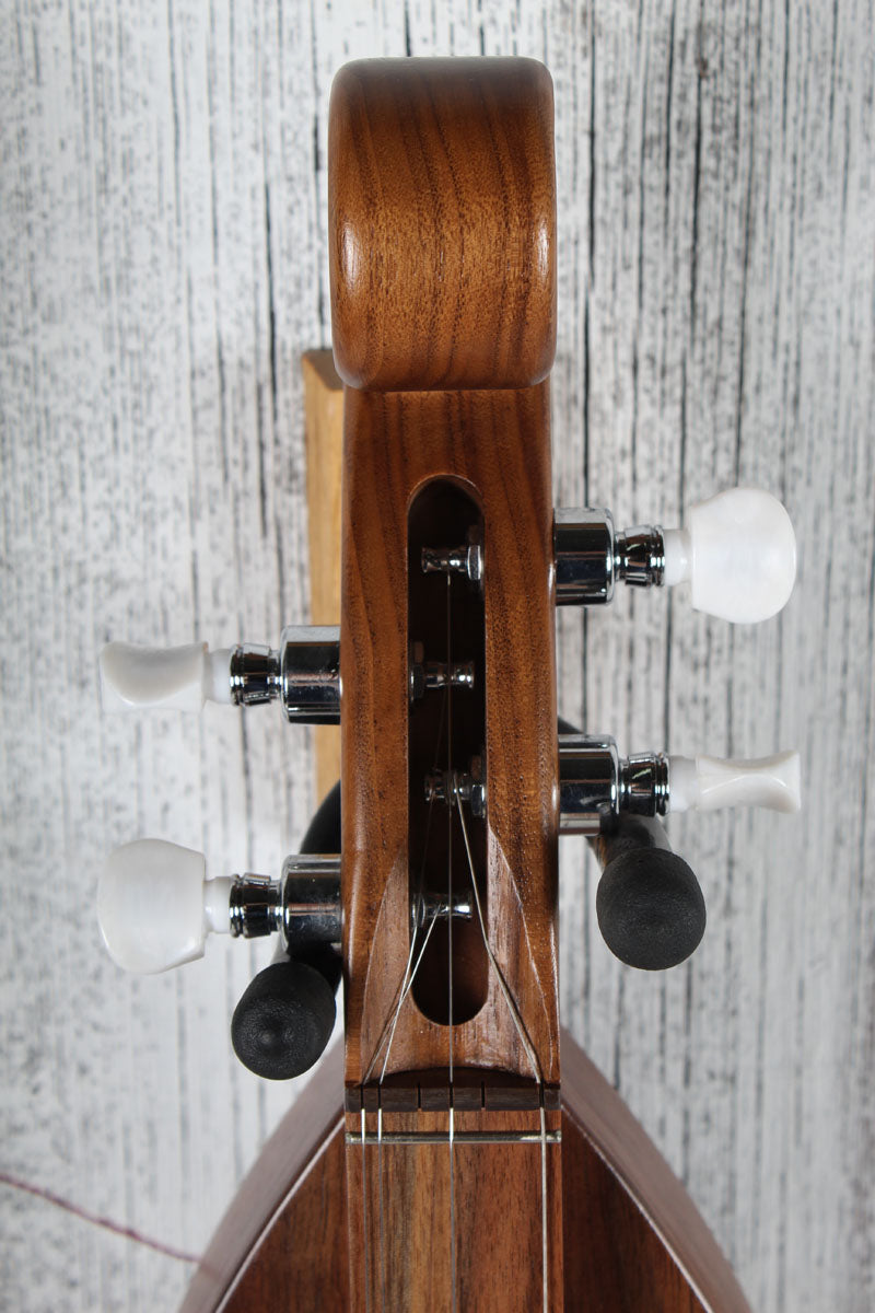 McSpadden Dulcimer 4 String Scroll Head Hourglass Dulcimer with Gig Bag