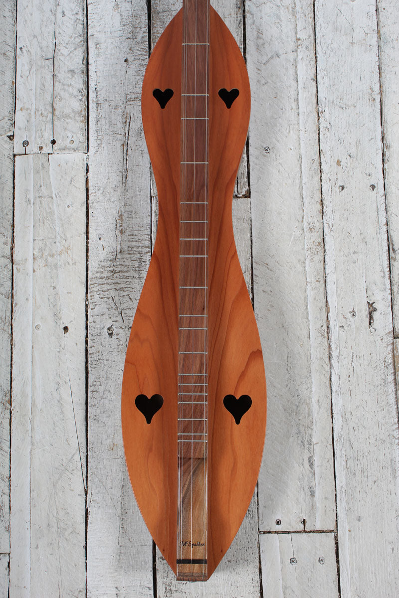 McSpadden Standard Dulcimer 4 String Flathead Hourglass Dulcimer with Gig Bag