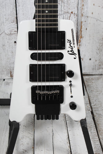 Steinberger Spirit GT-PRO Deluxe Electric Guitar Outfit White with Gig Bag
