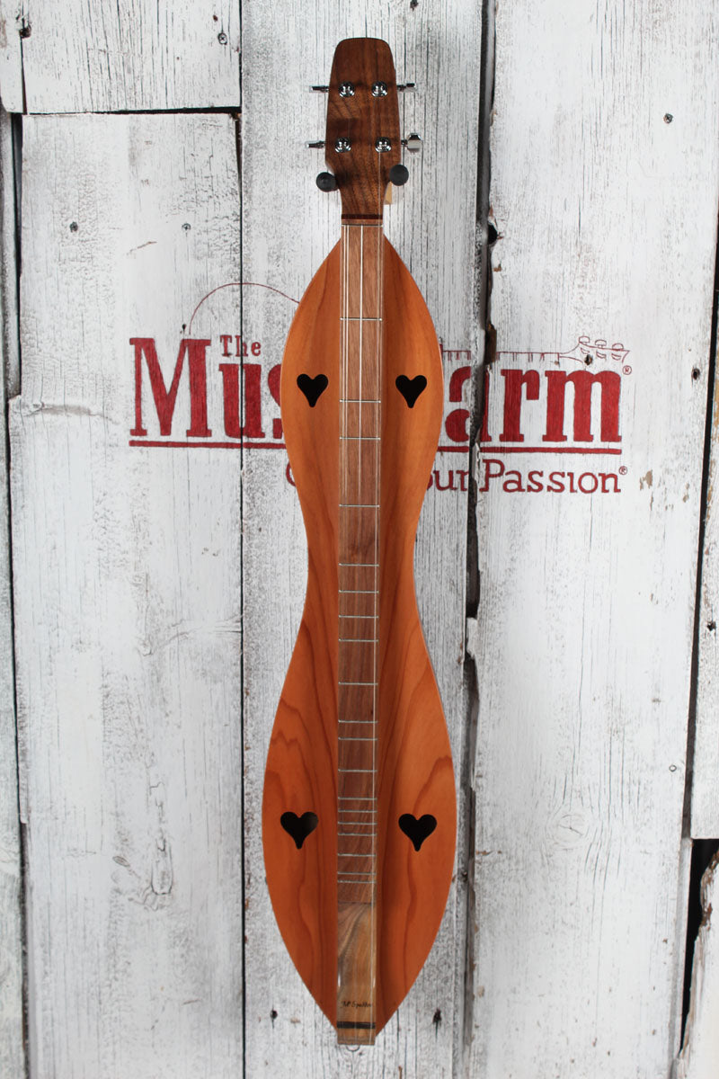 McSpadden Standard Dulcimer 4 String Flathead Hourglass Dulcimer with Gig Bag