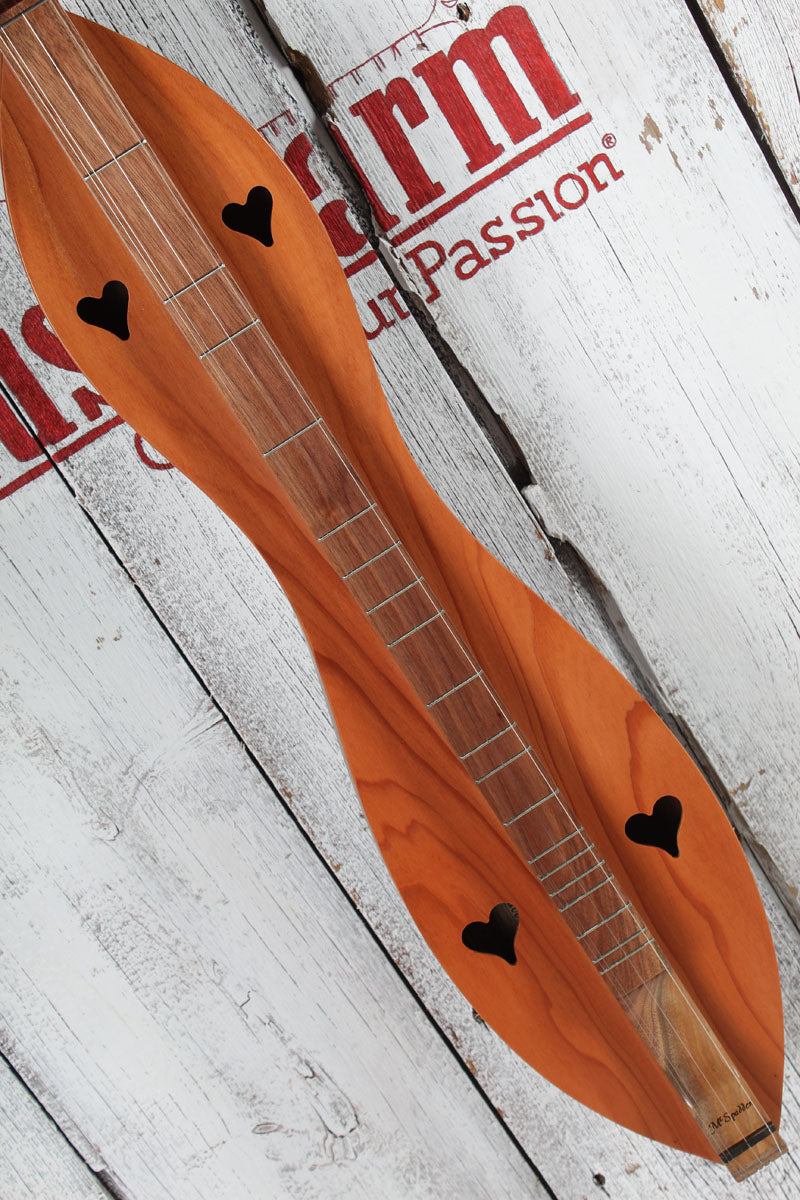 McSpadden Standard Dulcimer 4 String Flathead Hourglass Dulcimer with Gig Bag