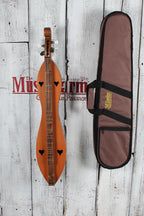 McSpadden Scroll Head Dulcimer 4 String Scroll Head Hourglass Dulcimer w Gig Bag
