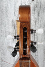 McSpadden Scroll Head Dulcimer 4 String Scroll Head Hourglass Dulcimer w Gig Bag